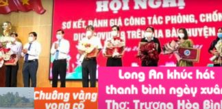 Biểu diễn tác phẩm “Long An khúc hát thanh bình ngày xuân”