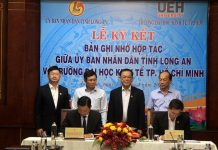 UBND tỉnh Long An và Trường Đại học Kinh tế TP.HCM ký kết Biên bản ghi nhớ hợp tác
